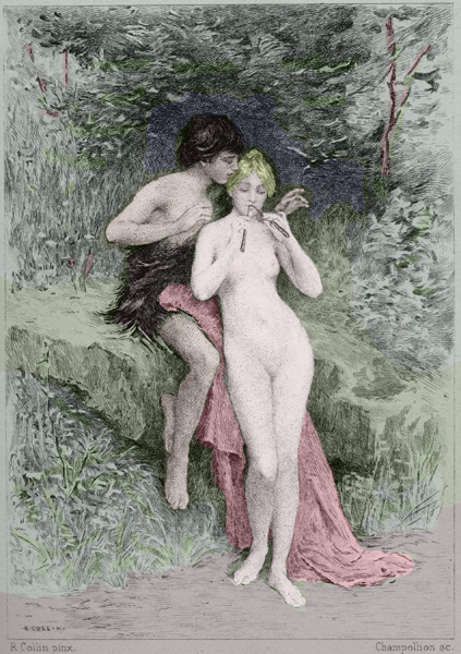 Daphnis And Chloe by Raphael Collin, 1890